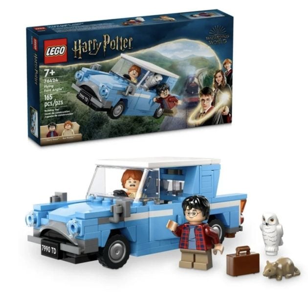 LEGO Harry Potter Flying Ford Anglia, Buildable Car Toy